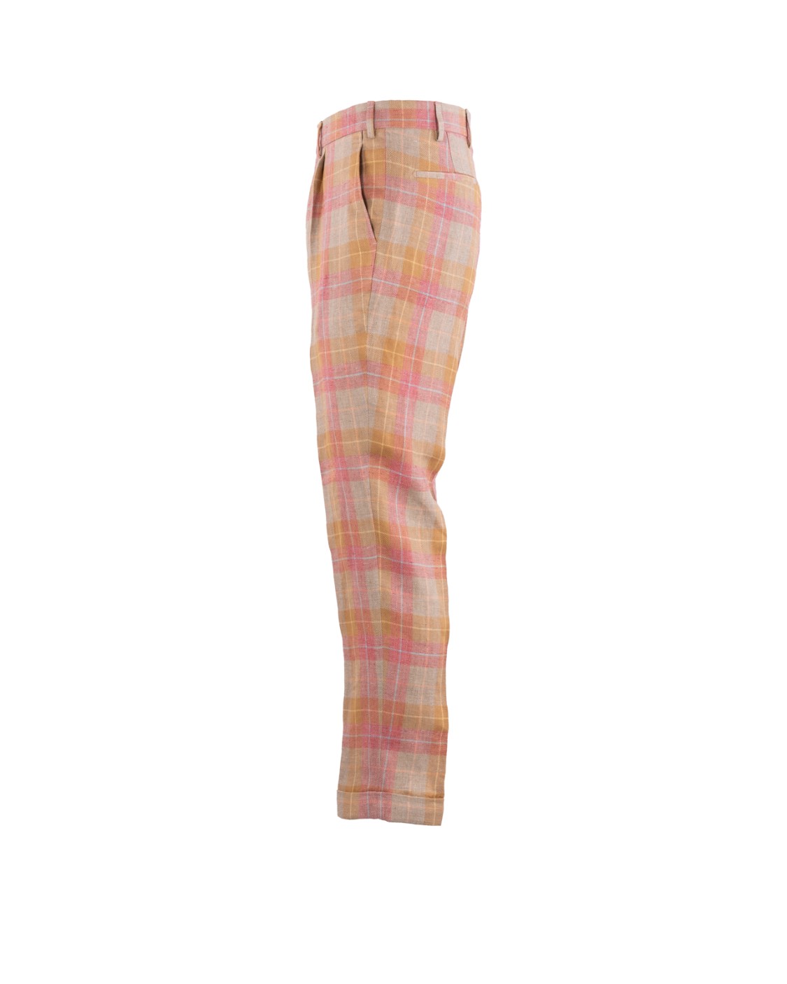shop GERMANO Saldi Pantalone: Germano pantaloni a quadri in misto lino.
Chiusura con bottone e cerniera.
Tasche americane davanti, a filetto dietro.
Composizione: 76% Lino, 24% Cotone.
Made in Italy.. 8717 CSG-0351ROSA number 7594779